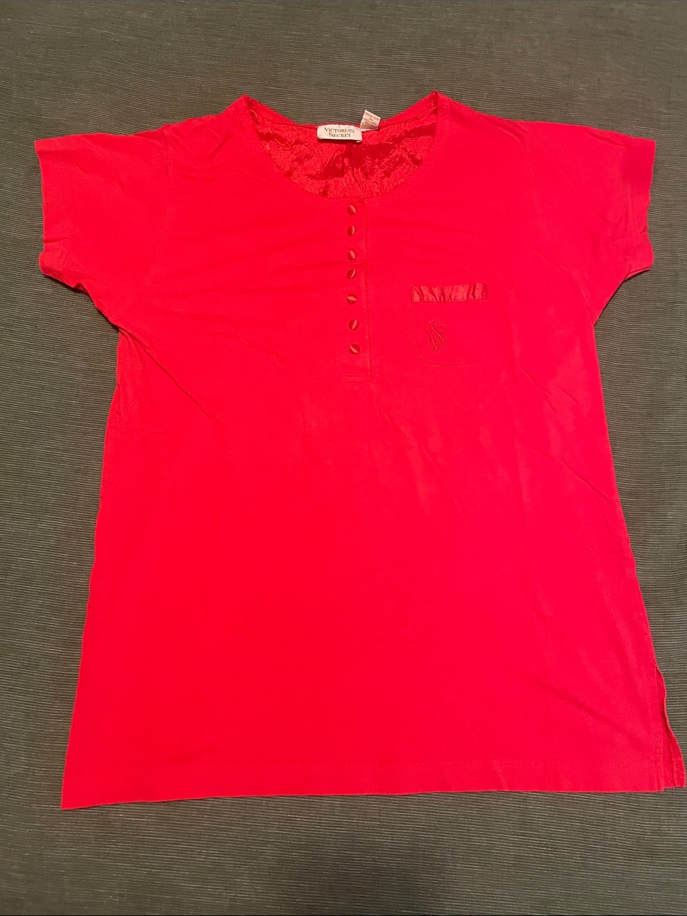 Vintage silk and cotton Victoria Secret sleep shirt